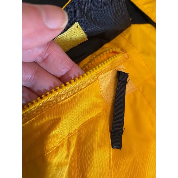 Freeze Defense Mens 3-In-1 Winter Coat Yellow & Black Nylon Polyester Hood 2XL - Picture 8 of 14